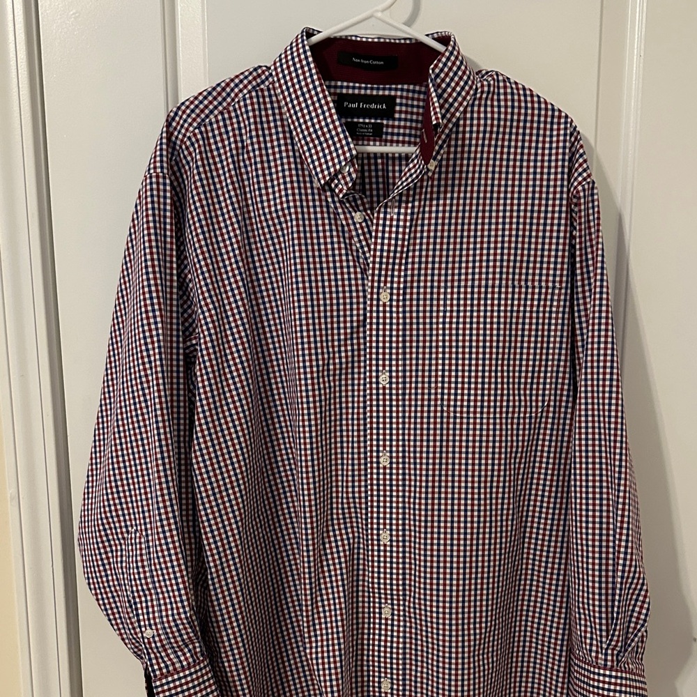Brooks Brothers Red and Blue Plaid Shirt